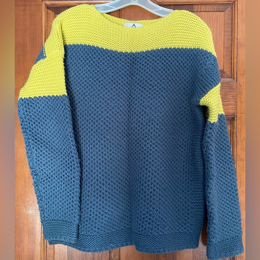 UNIF x Urban Outfitters blue and yellow sweater